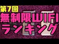 【第7回】全33社無制限使い放題WIFIランキング