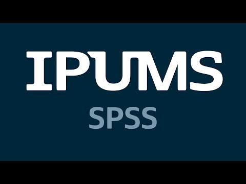IPUMS - Open file in SPSS