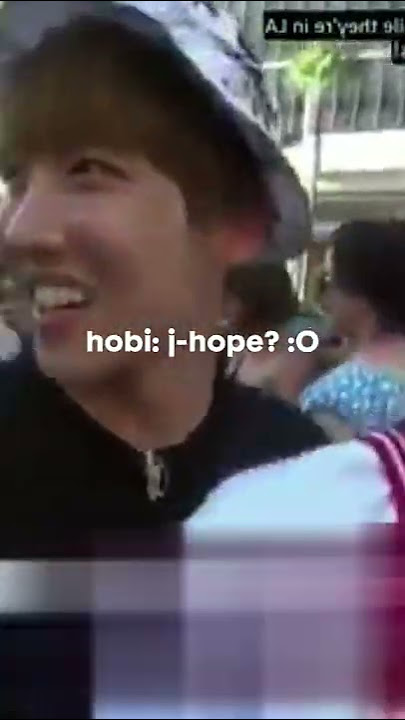 jhope's reaction when a fan recognized him in US for the first time