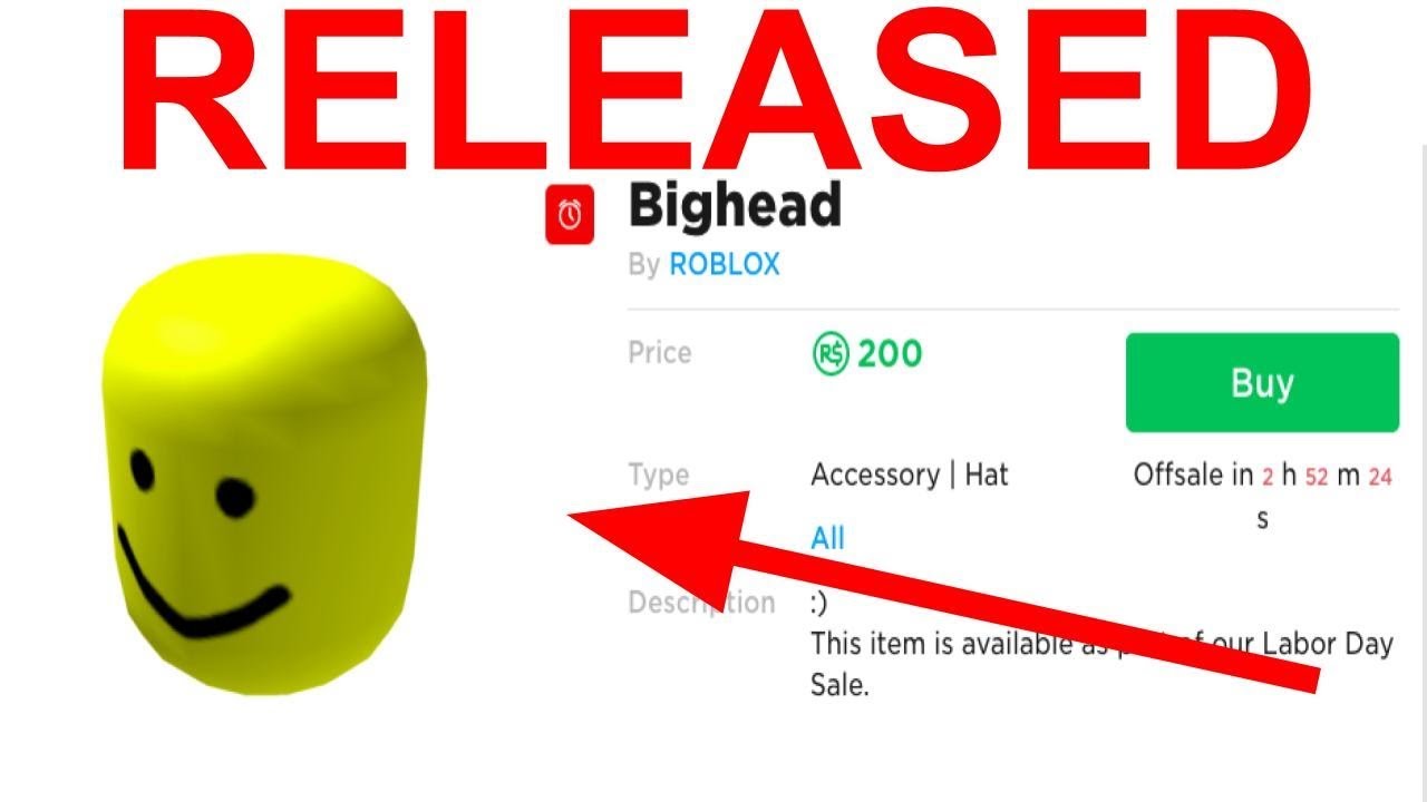 A new ugc bighead got uploaded? WILL IT GET DELETED? (ROBLOX