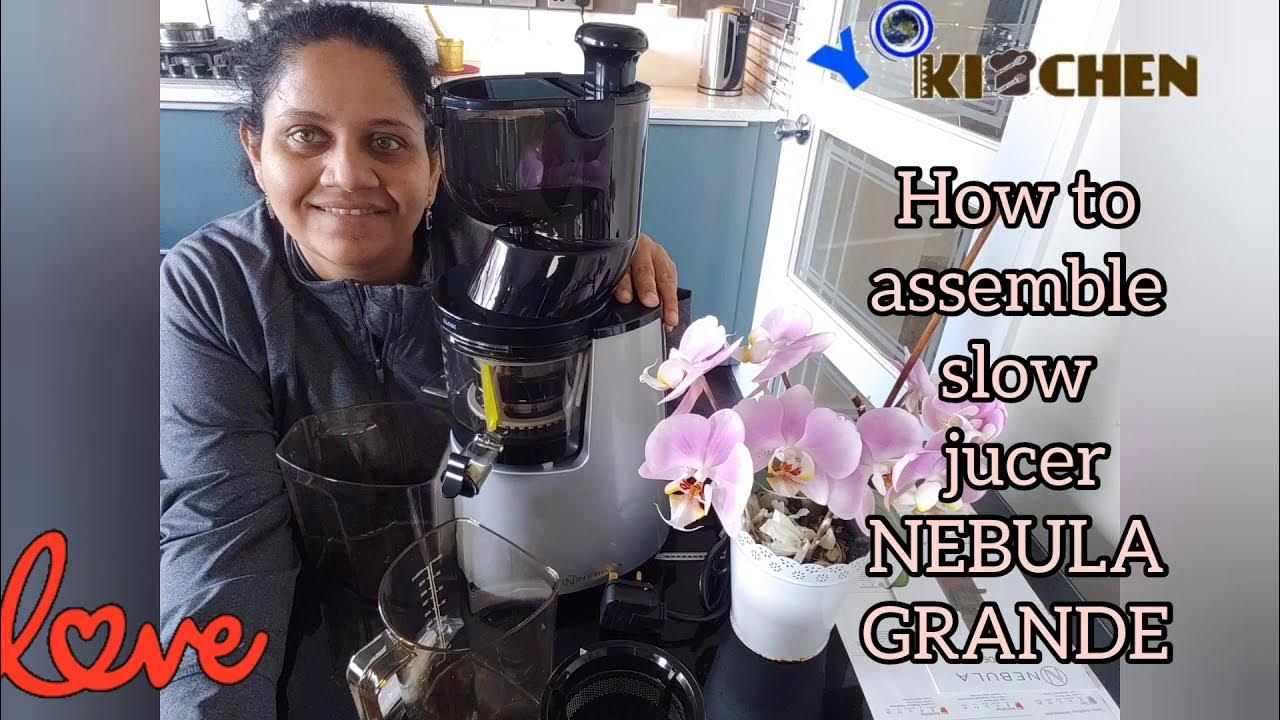 How to assemble slow juicer NEBULA GRANDE YouTube