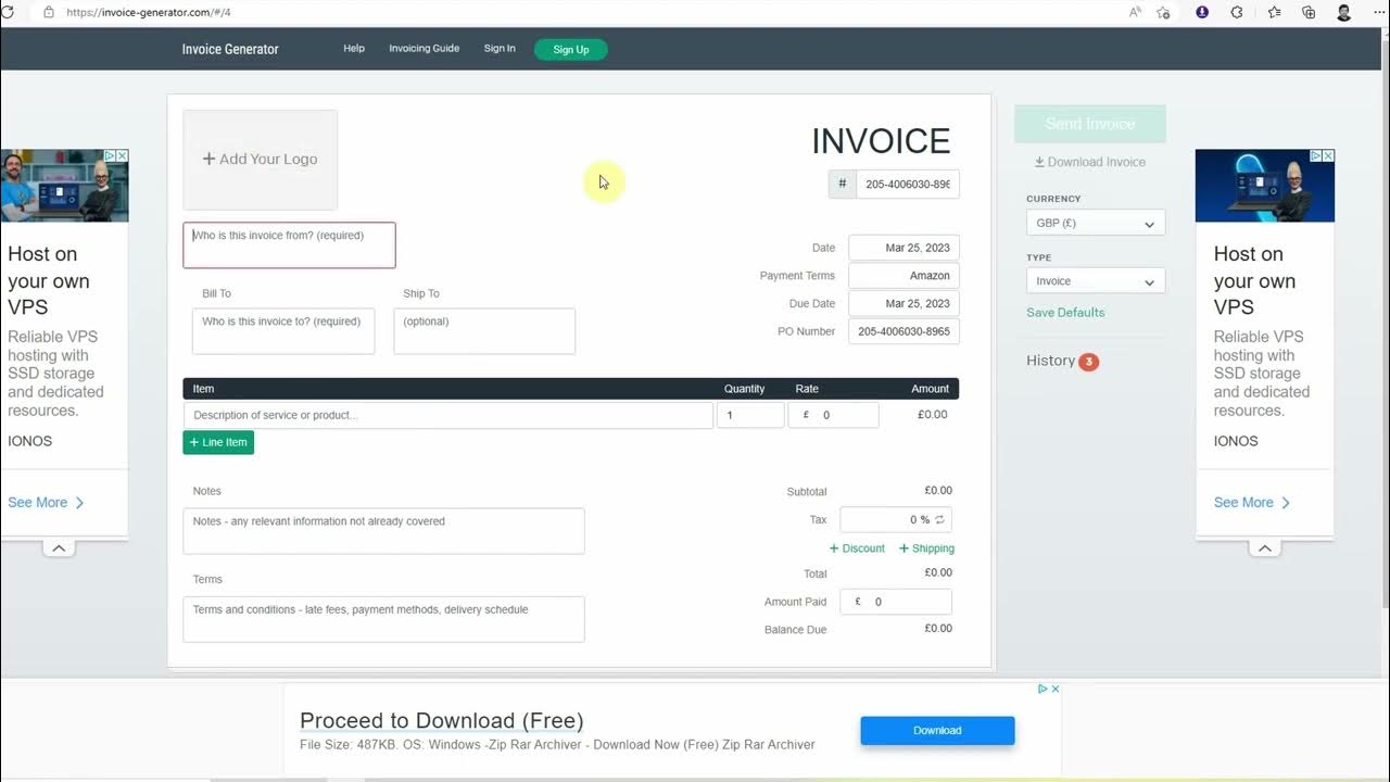 how-to-generate-invoice-for-amazon-customer-upload-invoice-on-amazon