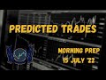 Options trading spy qqq spx tsla morning prep  july 15th