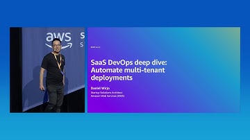 AWS Summit Sydney 2024: SaaS DevOps deep dive: Automating multi-tenant deployments
