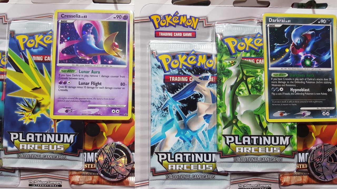 2009 Pokémon Platinum Arceus (Green Variant) Sealed Blister Pack