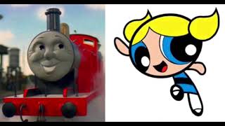Thomas & Friendsthe Powerpuff Girls Bubbles & James - Old Macdonald Had A Farm 2