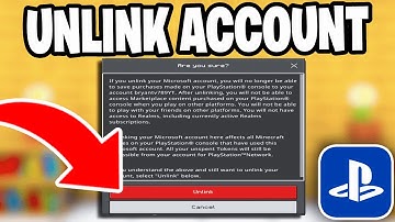 How To Unlink Microsoft Account From Playstation Network! - Tutorial