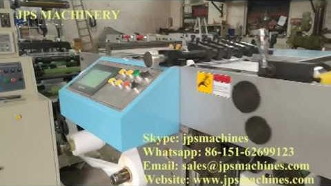 JPS-320ZD Automatic label sticker paper fan folder machine