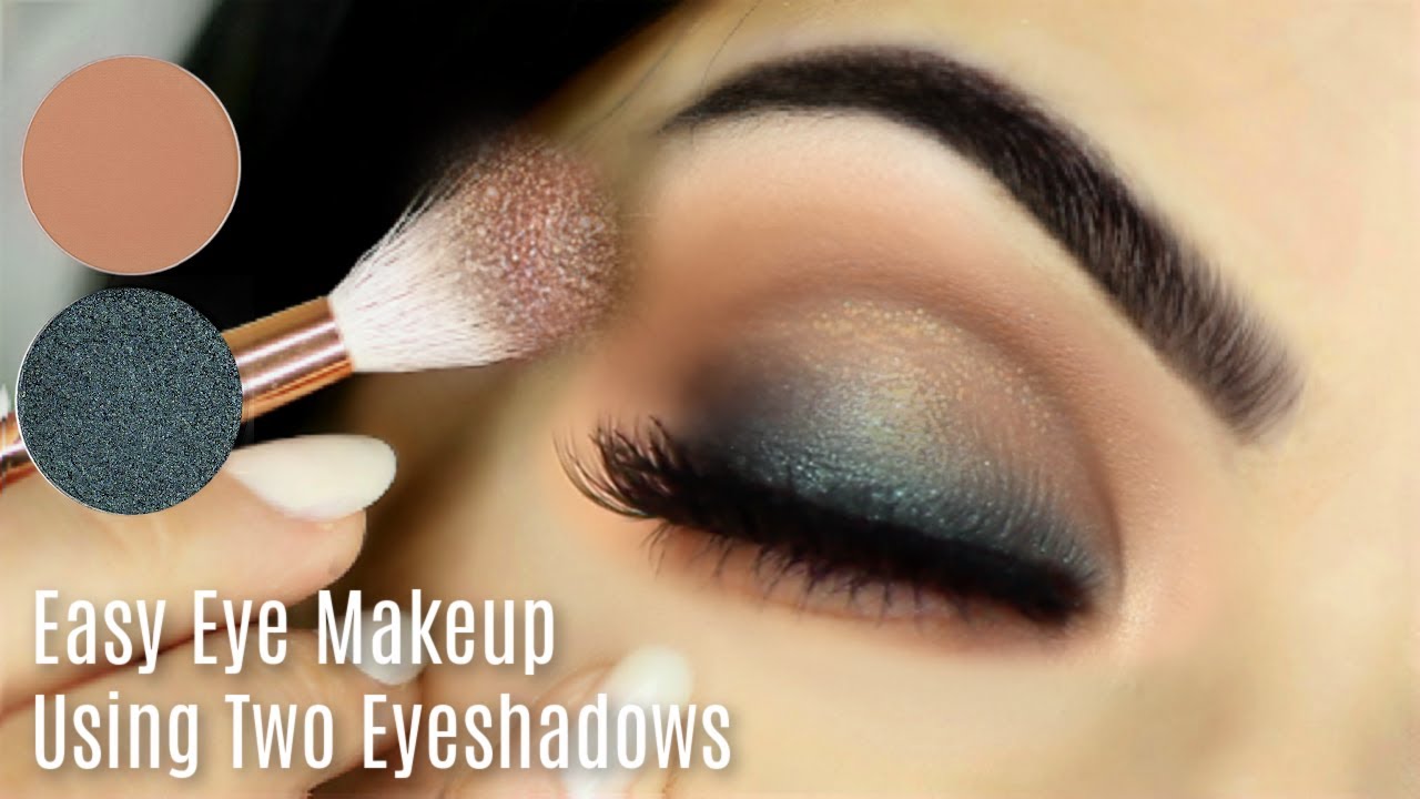 Beginners Eye Makeup Tutorial Using One Matte and One Metallic | How To ...