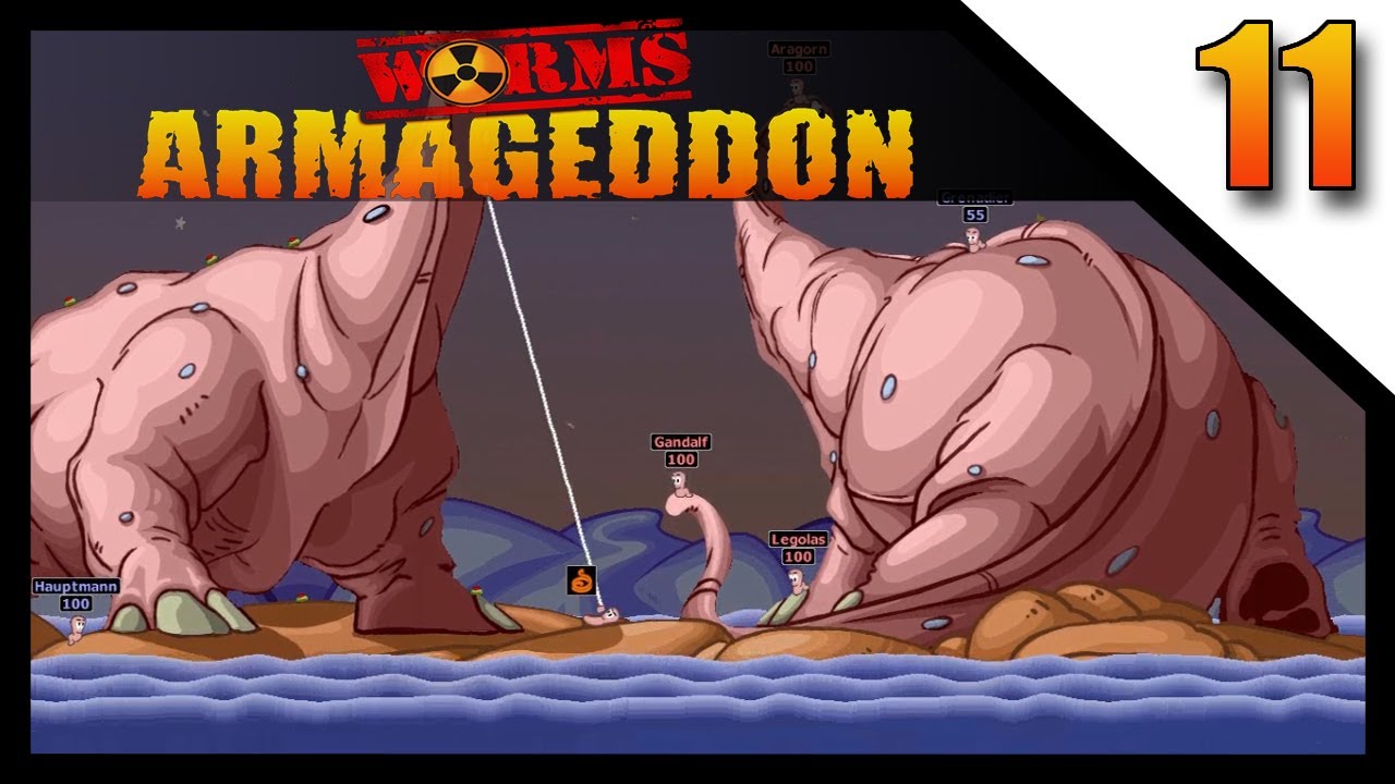 Worms Armageddon #11 // Jurassic Worm // Let's Play - YouTube