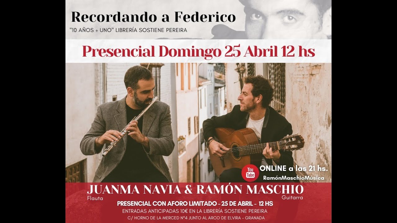 Ramón Maschio & Juanma Navia. Cantante invitado: Guillermo Ibáñez. En Sostiene Pereira (Completo)
