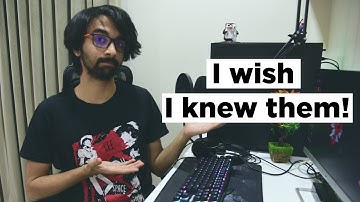 6 Things I WISH I KNEW when I started coding