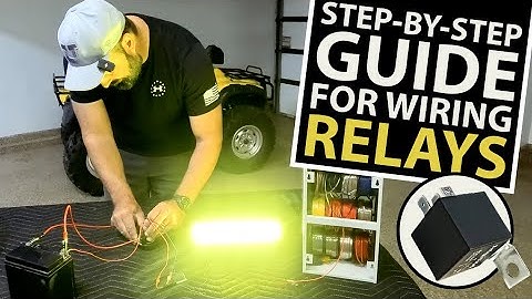 How to Wire a Relay for Light Bars on ATV, SXS or Automotive Accessories