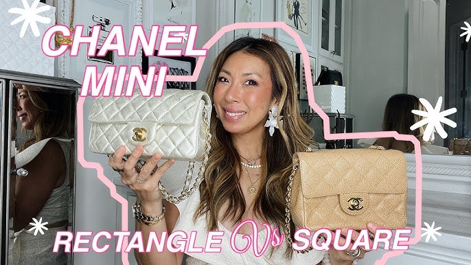 CHANEL SQUARE MINI  WHAT FITS INSIDE 
