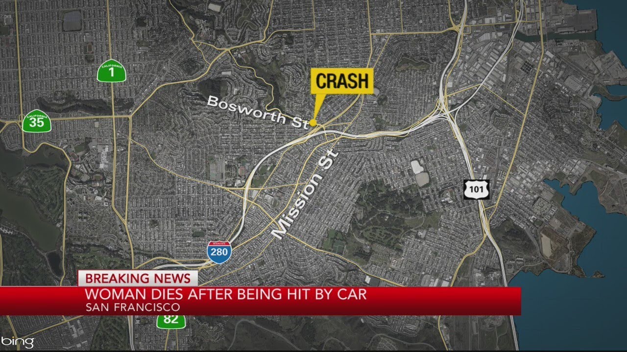 Woman dies after being struck by vehicle in SF - YouTube