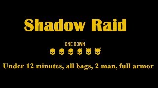 PAYDAY 2 How-To: Shadow Raid under 12 Minutes (1D, 2 man, complete armor, 20 bags)