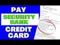 How to Pay Security Bank Credit Card via Security Bank Online (2022)