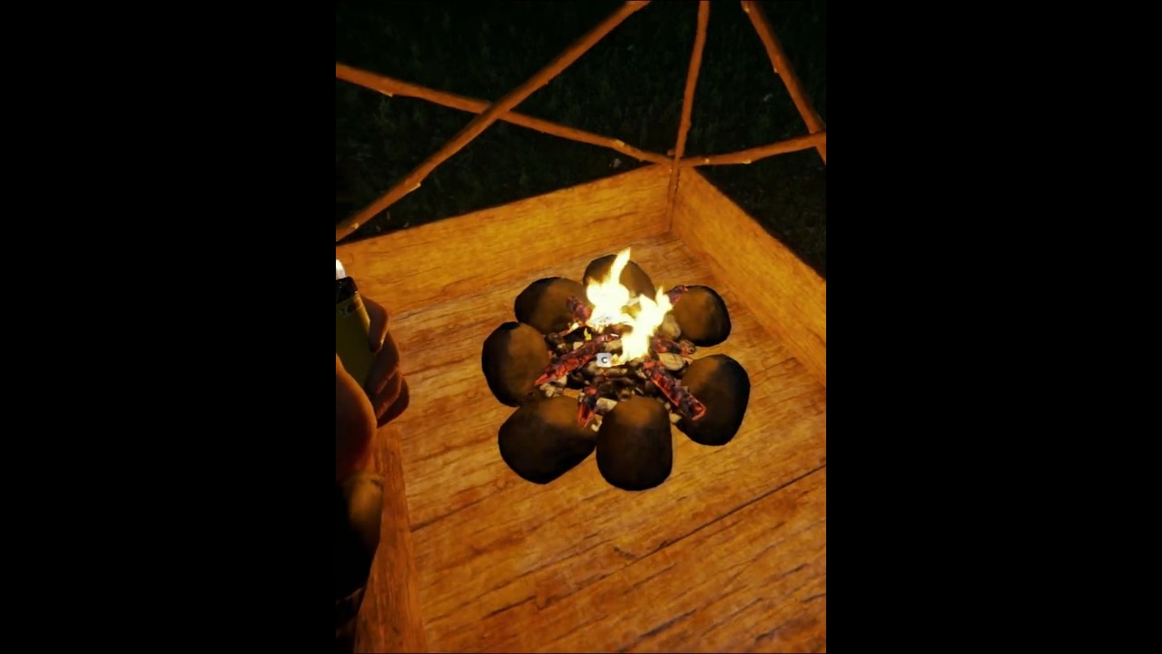 I made my first campfire