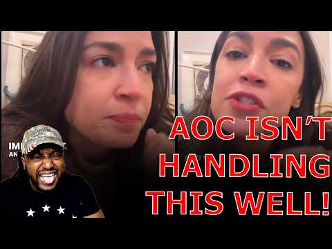 AOC On VERGE OF TEARS LASHES OUT At Her Followers Confronting Her On Embarrassing Herself At Munich!