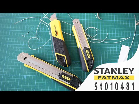 STANLEY FATMAX ST010481 18mm & STANLEY FATMAX 010486 25mm MAKET BIÇAĞI İNCELEMESİ