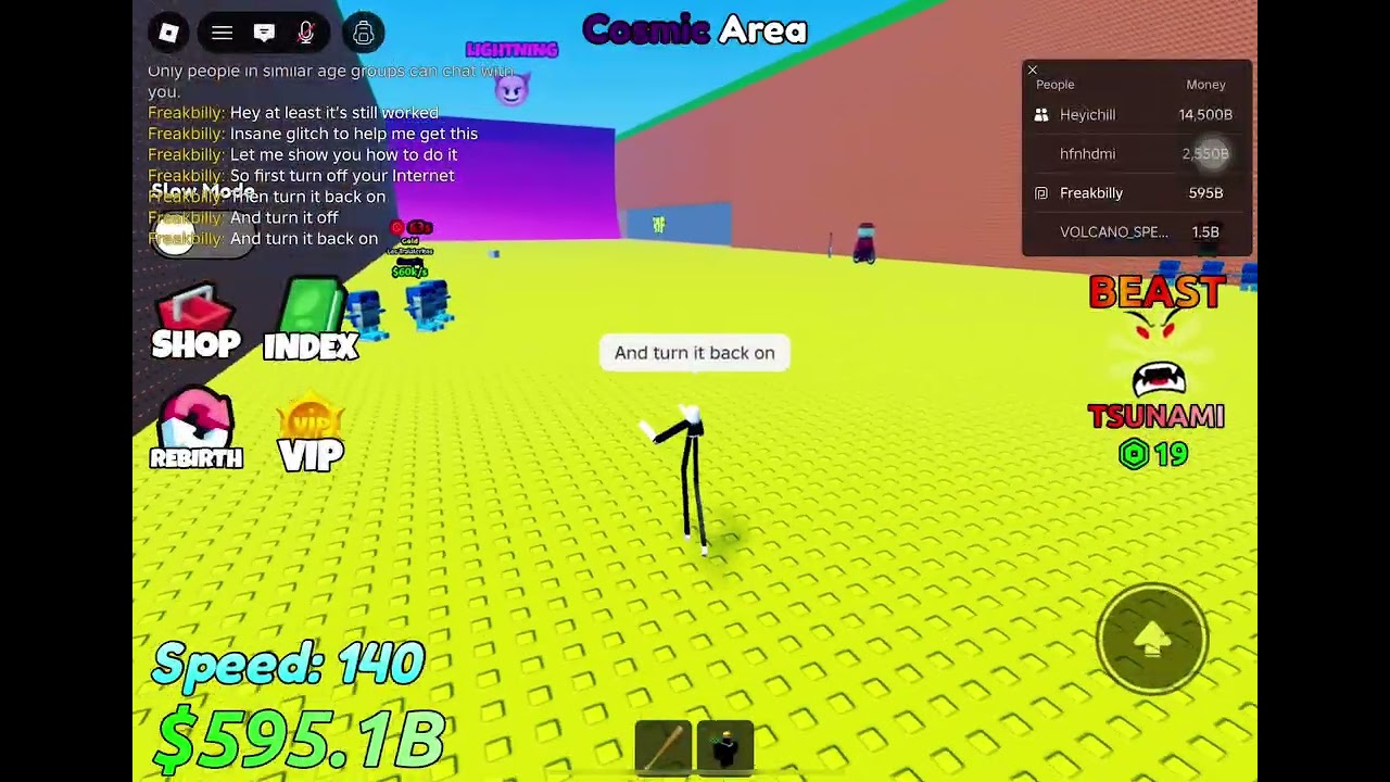 INSANE GLITCH IN ESCAPE TSUNAMI FOR BRAINROTS￼