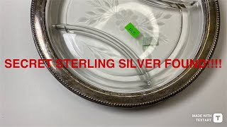 How I found huge sterling silver at a thrift store in a secret spot