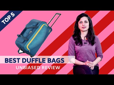 ✅ Top 5: Best Duffle Bags in India With Price | Travelling Bags