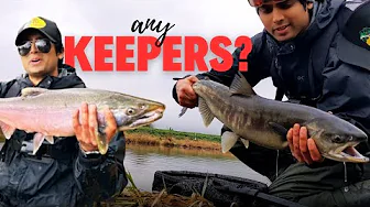 Did I catch any keepers? #salmonfishing