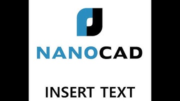 How to add a text? | nanoCAD 5