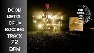 72 BPM Doom Metal Drum Backing Track | Oppressive Sludge