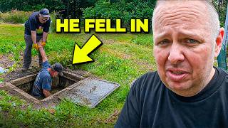 We Thought It Was Just a Burn Pile… Then He FELL IN