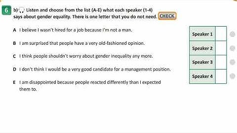 Aspect 10. Module 2. Listening Ex 6 p 27 (2d)