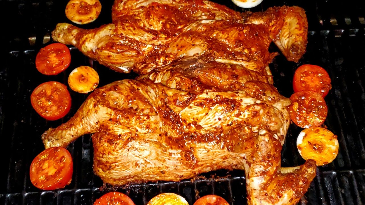 Poulet barbecue en crapaudine (frais) - Marché des Fermes Lufa