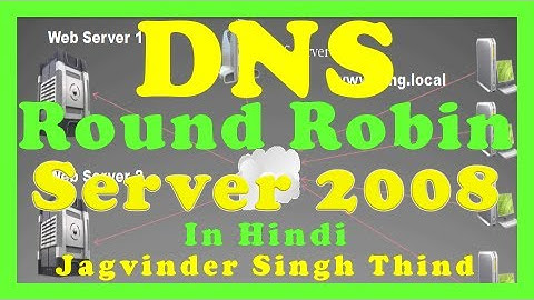 ✅ How to configure DNS Round Robin in Windows server 2008 in Hindi
