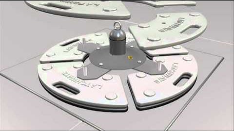 Installation of a Freestanding Constant Force Post