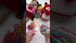 How yarn scraps became my favorite material #crafting #creativity #upcycling