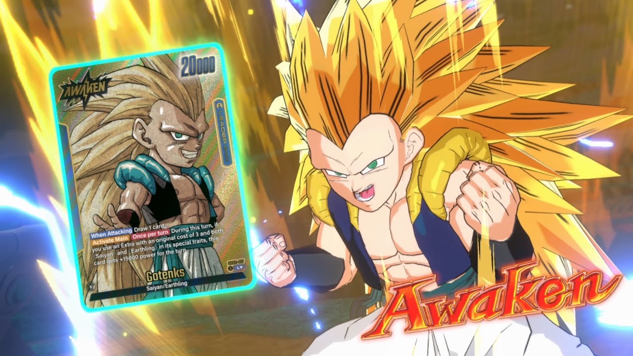 Колода Готенкса и игровой процесс: Dragon Ball Super Fusion World