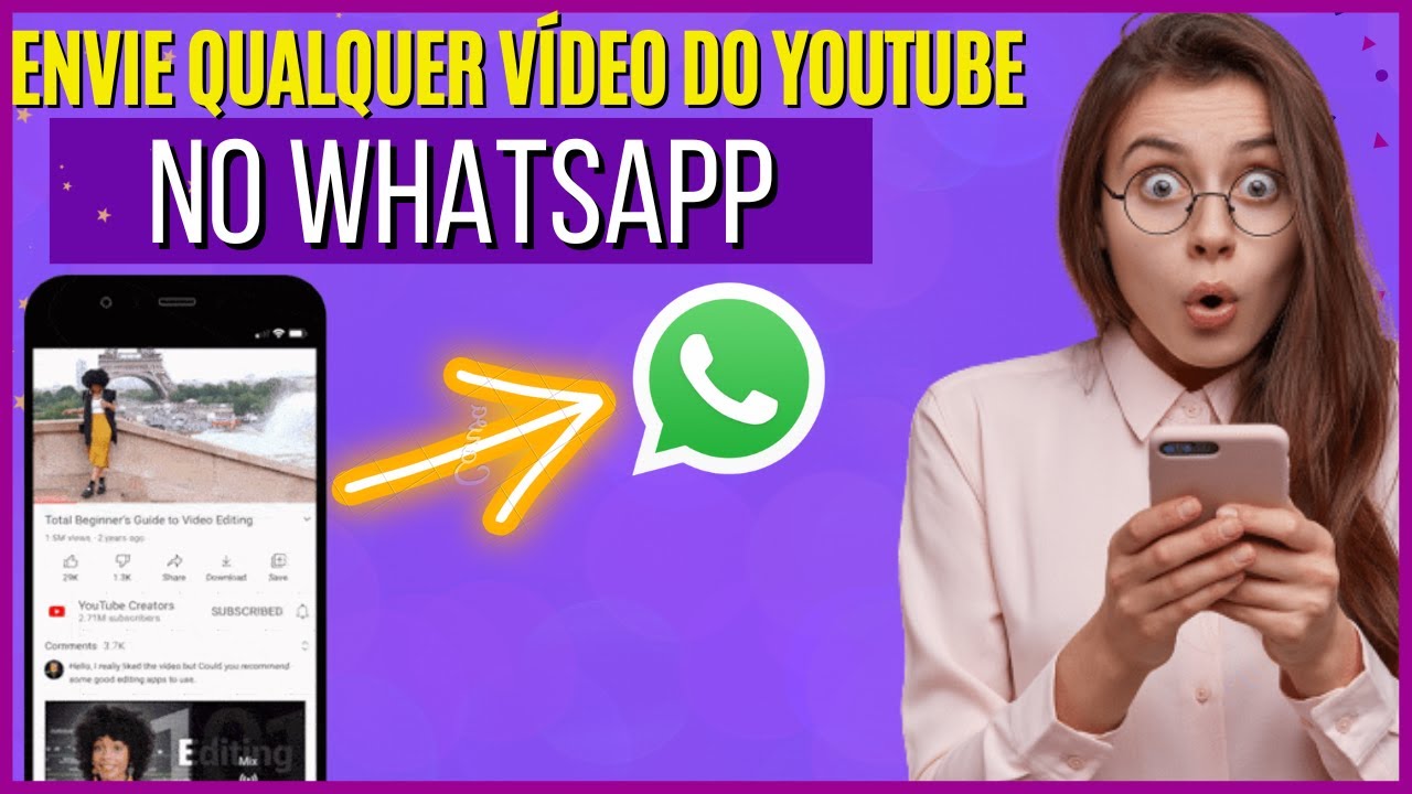 Como Compartilhar um Vídeo do Youtube no WhatsApp - YouTube