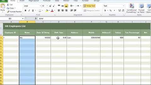 Advanced Excel 2010 Video 7 Format Cell Number Part2 Mr Ahmed Hafez   YouTube