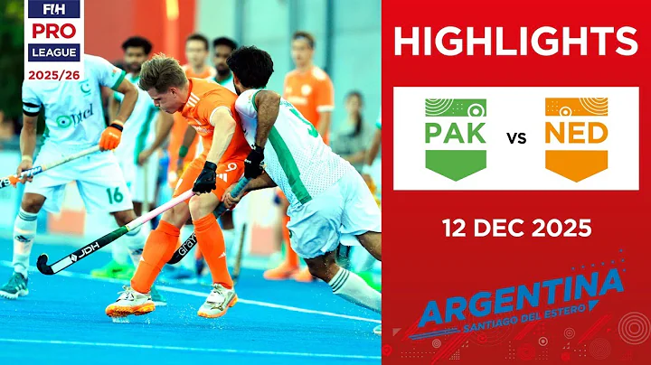Pakistan vs Netherlands (M) | Full Highlights | FIH Hockey Pro League 2025-26 | 12 December 2025