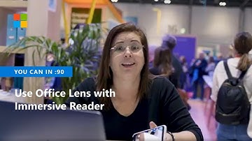 How to use Office Lens with Immersive Reader