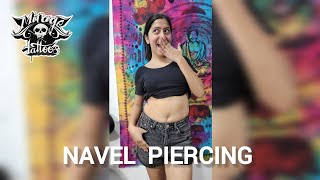 When Comfort Meets Perfection Flawless Navel Piercing. Done By Mirage