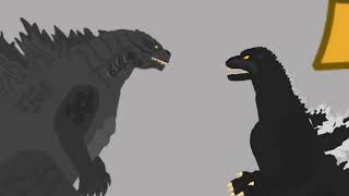 Burning Godzilla animation