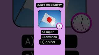 Only 1% Can Name This Flag 🇯🇵 #usa #quiz #challenge