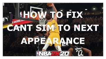 NBA 2k20 MyCareer: How to Fix Can