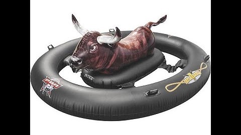 Intex PBR Inflatable Bull Ride-On Pool Float  InflataBull