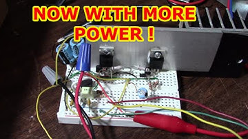 Opamp based audio amplifier - better output power