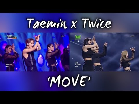 TAEMIN X TWICE MOVE Mashup Split Audio Side By Side Comparison NO AUDIENCE