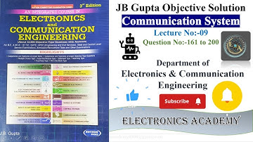JB Gupta Communication System Solution | JB Gupta Electronics & Communication Engineering Solution