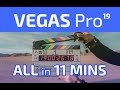 VEGAS Pro  - Tutorial for Beginners in 11 MINUTES!  [ VEGAS Pro 19 ]